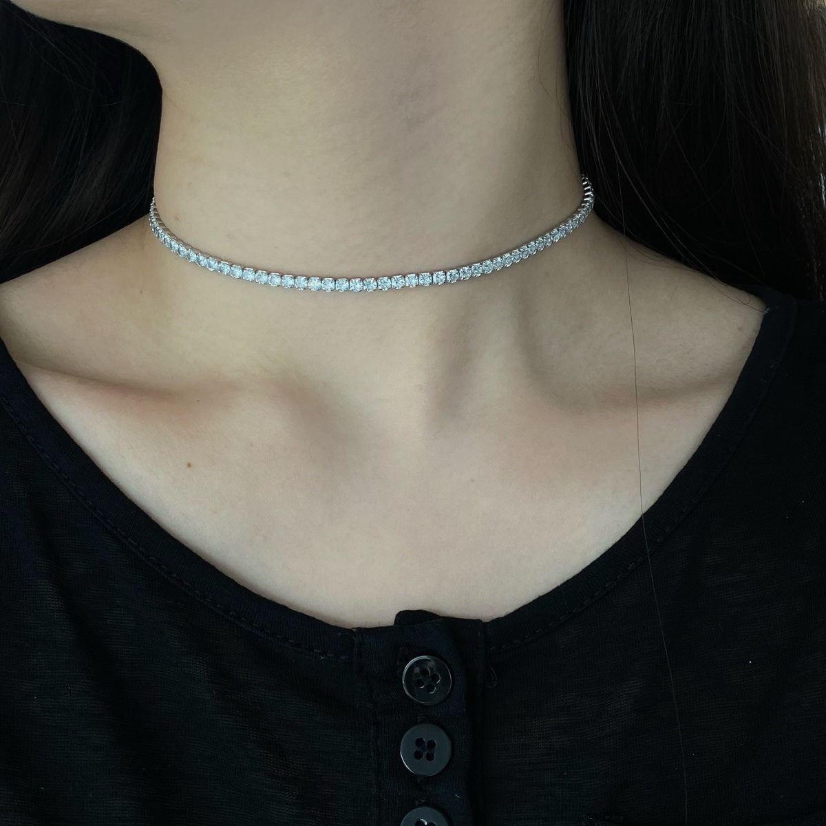 CZ Forever Yours Tennis Choker