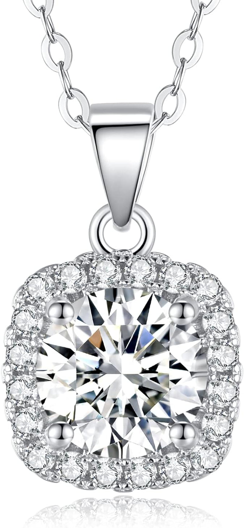 Moissanite Tear Drop Necklace