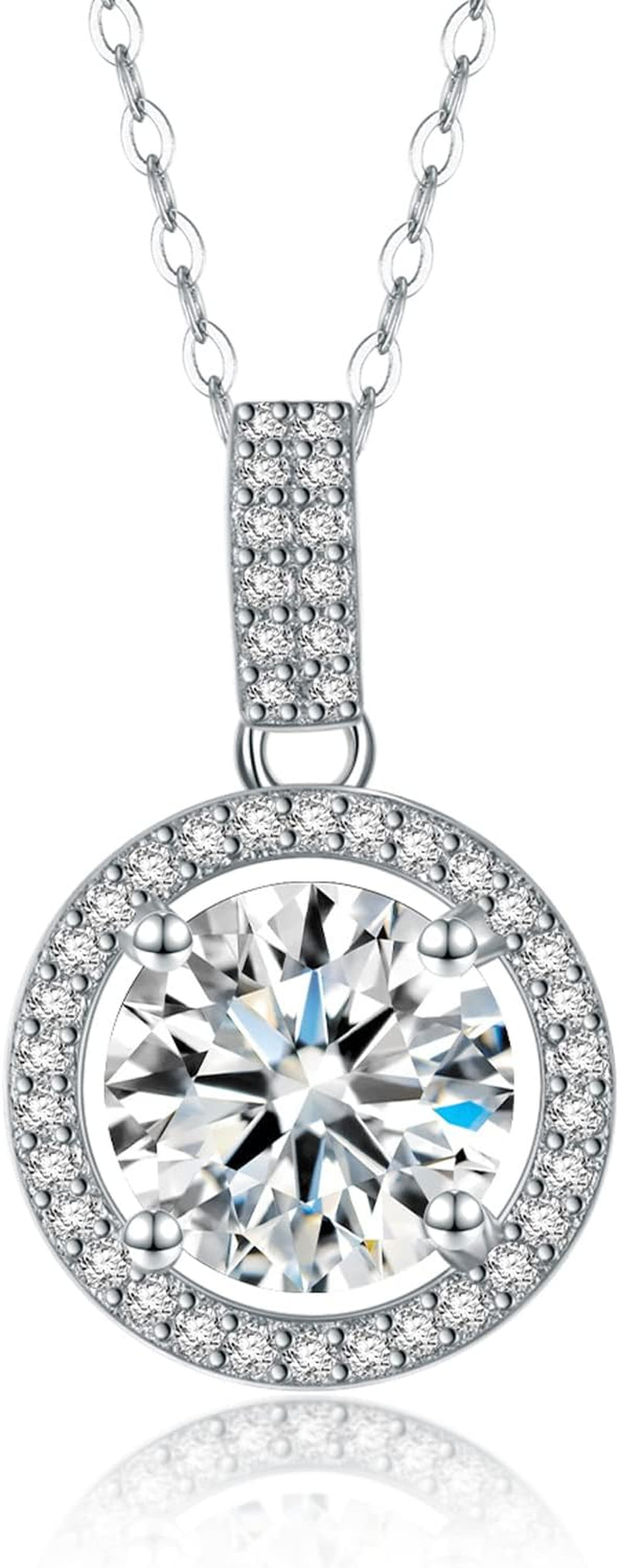 Moissanite Tear Drop Necklace