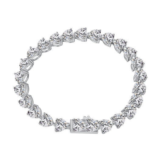 CZ Love me Tennis Bracelet