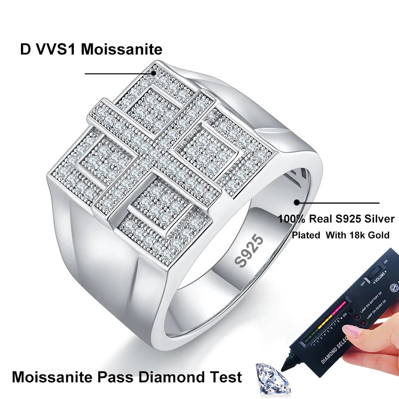 Positively Stacked Moissanite Ring