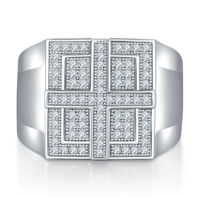 Positively Stacked Moissanite Ring