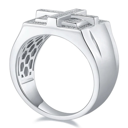 Positively Stacked Moissanite Ring