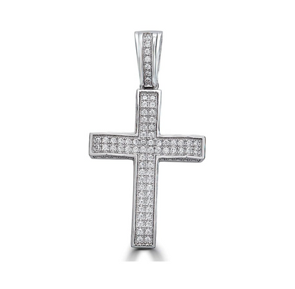 Moissanite Cross Pendant