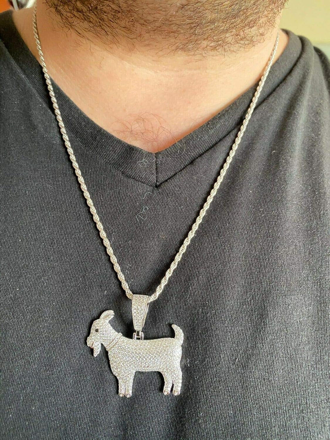 Be the G.O.A.T. CZ Pendant