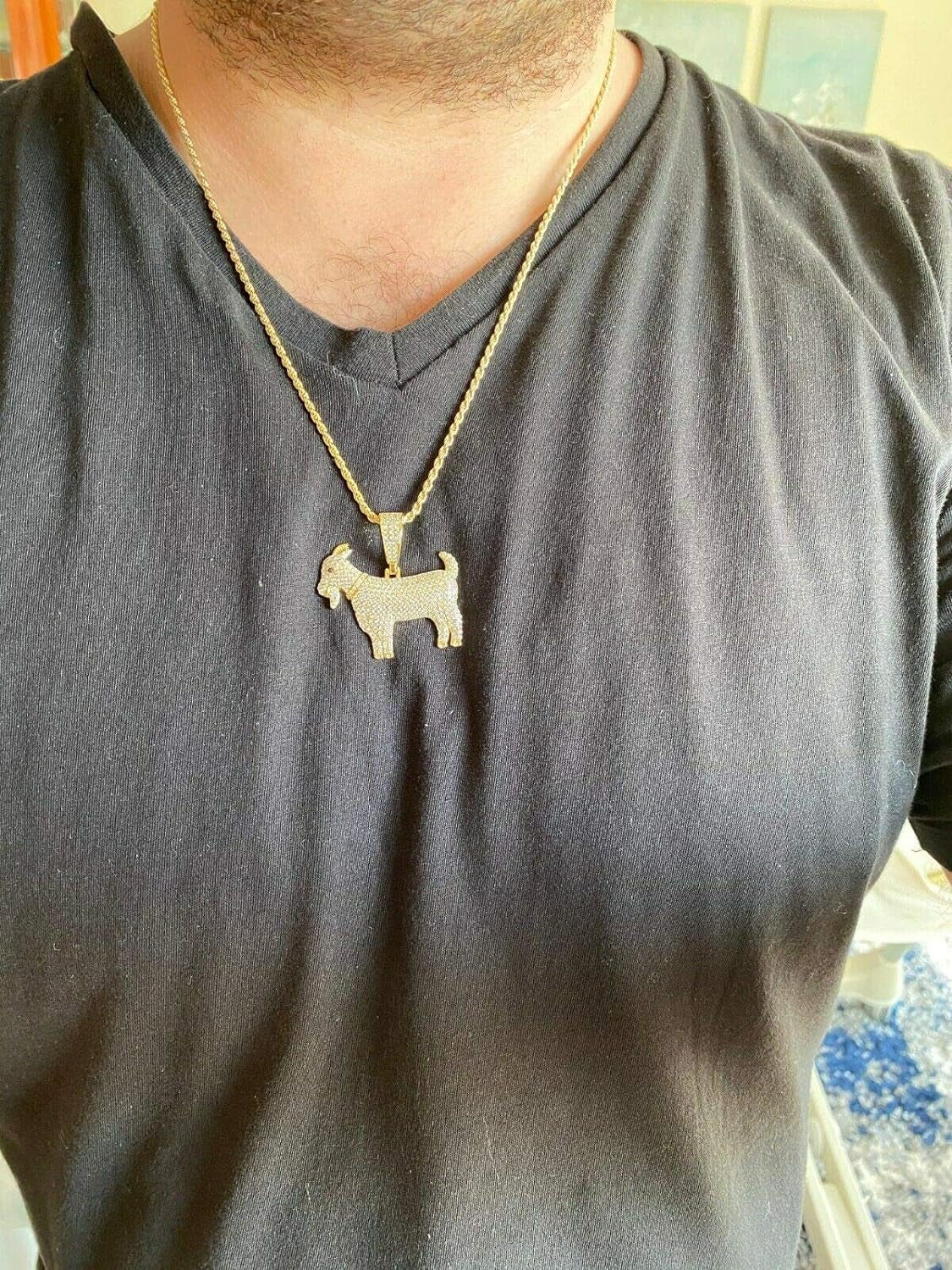 Be the G.O.A.T. CZ Pendant