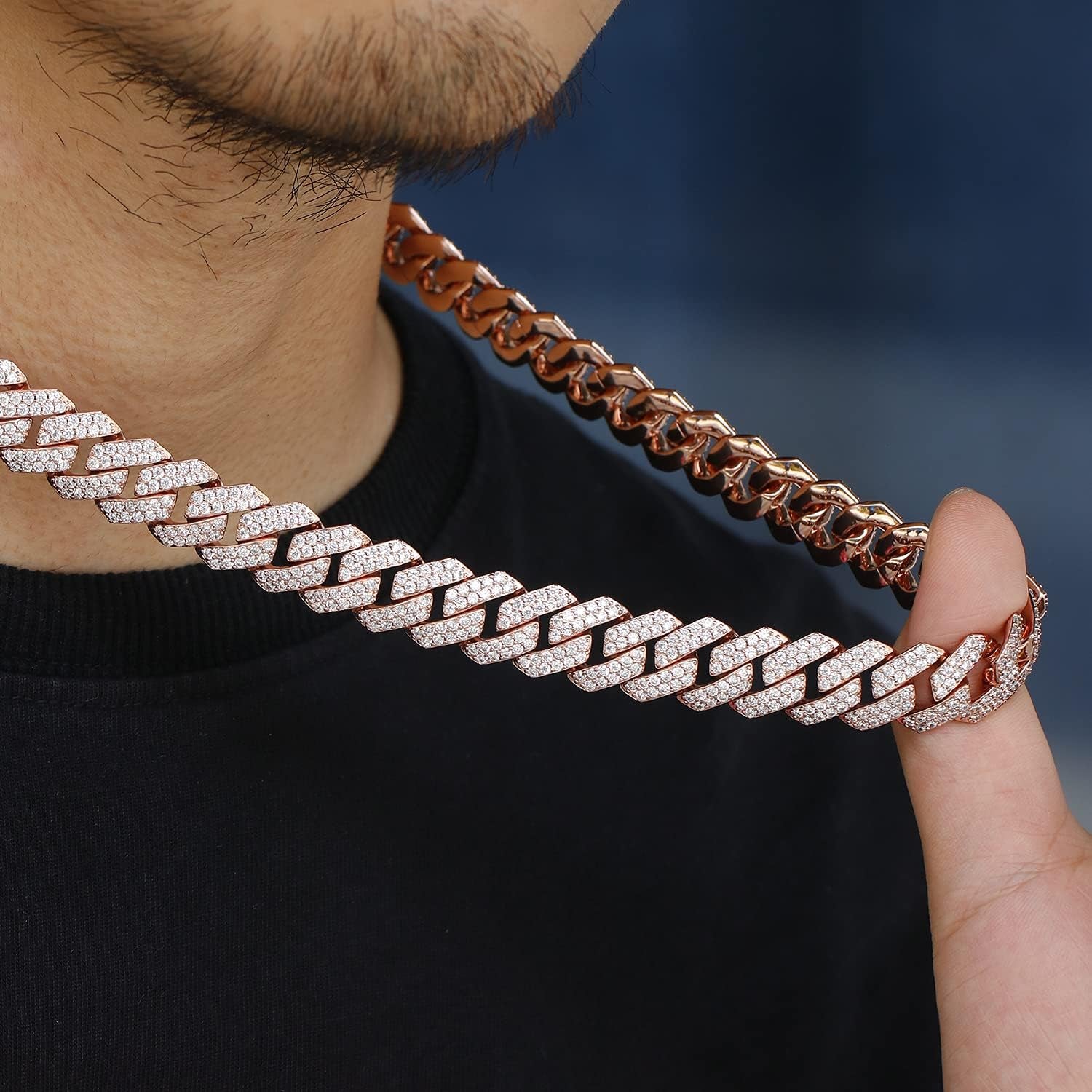 CZ Miami Cuban Link Chain Choker 