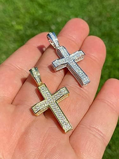 Moissanite Cross Pendant