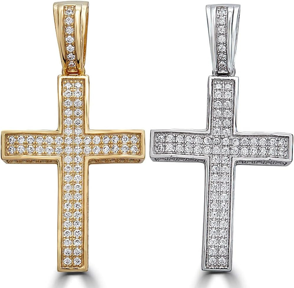 Moissanite Cross Pendant