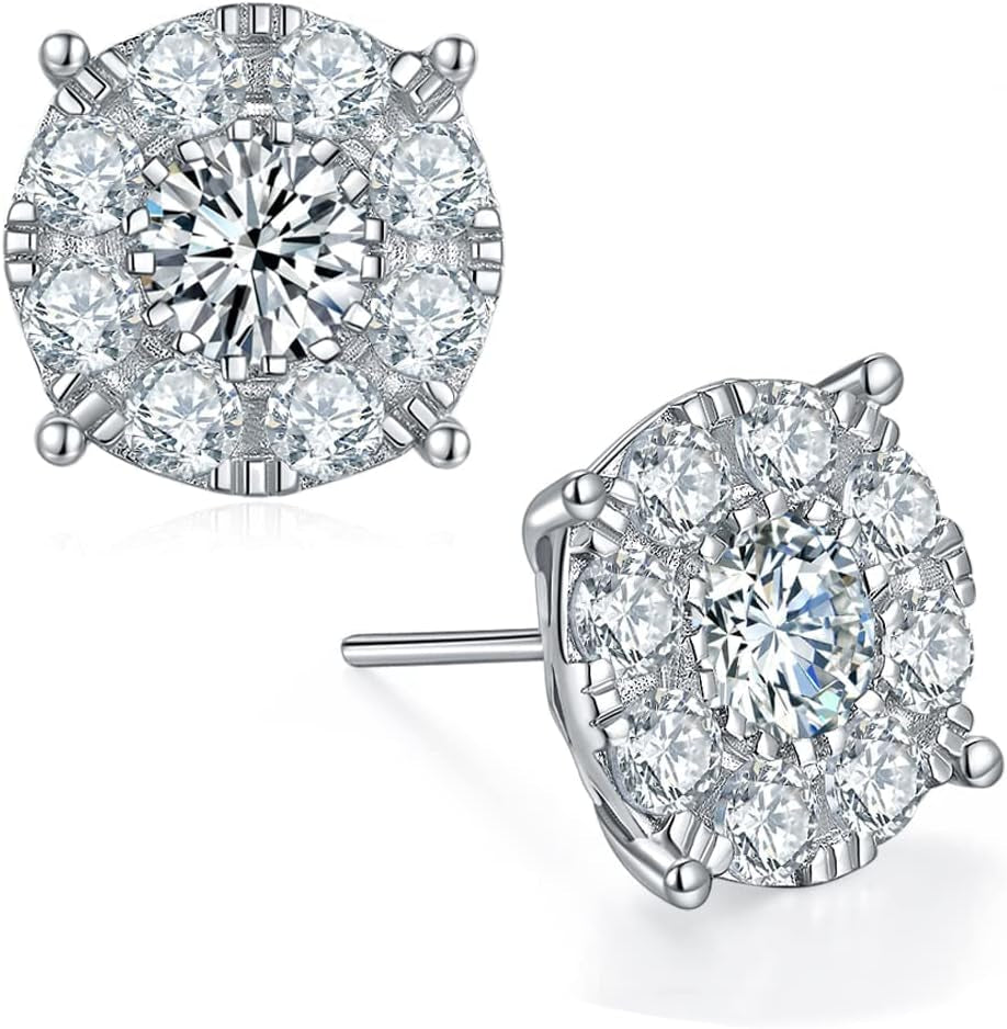 Moissanite Stud Earrings