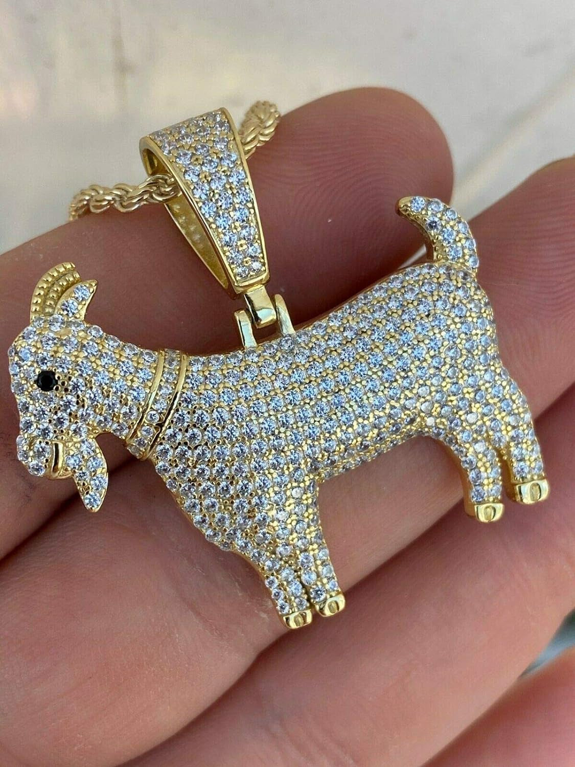 Be the G.O.A.T. CZ Pendant