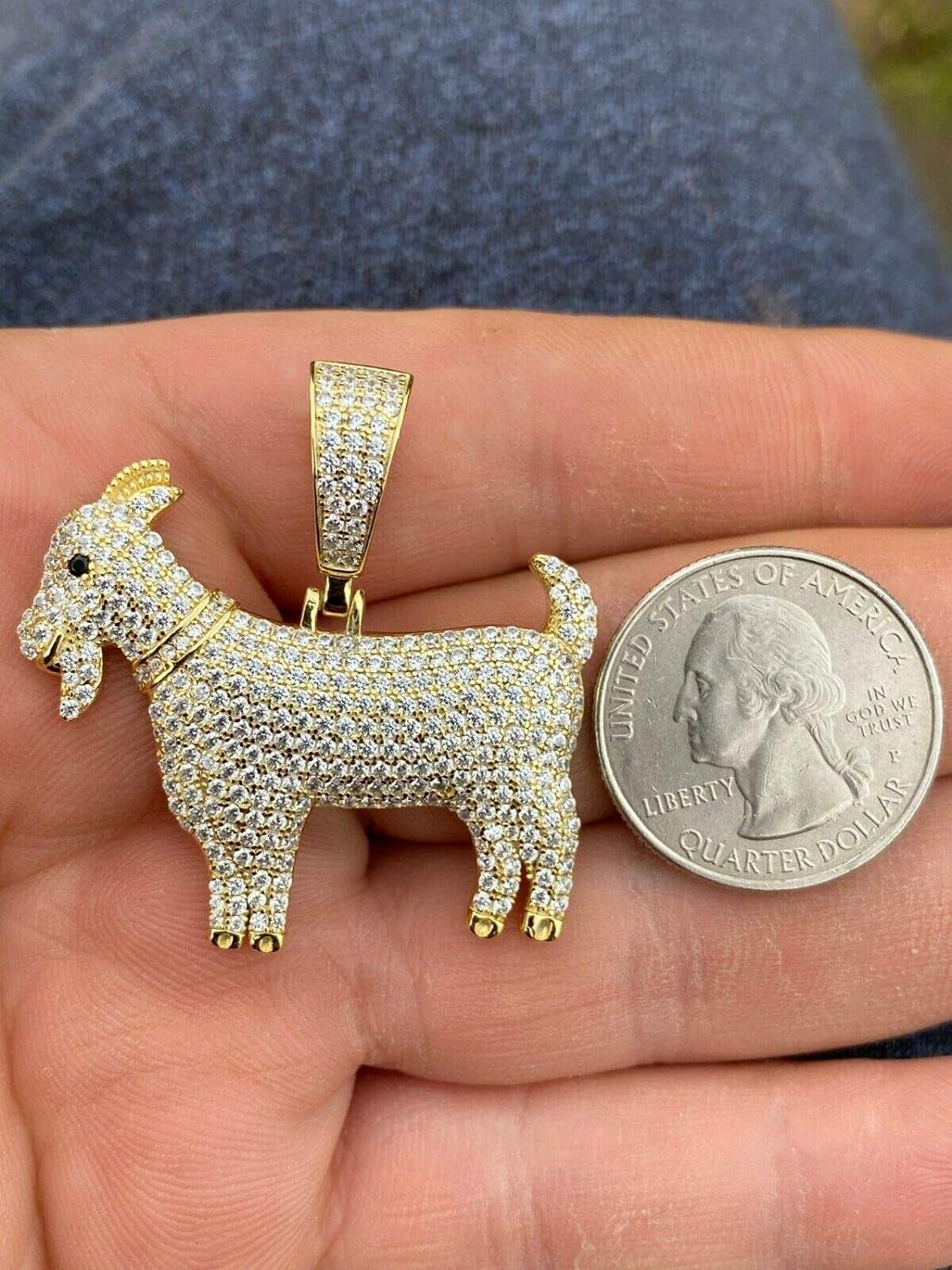 Be the G.O.A.T. CZ Pendant