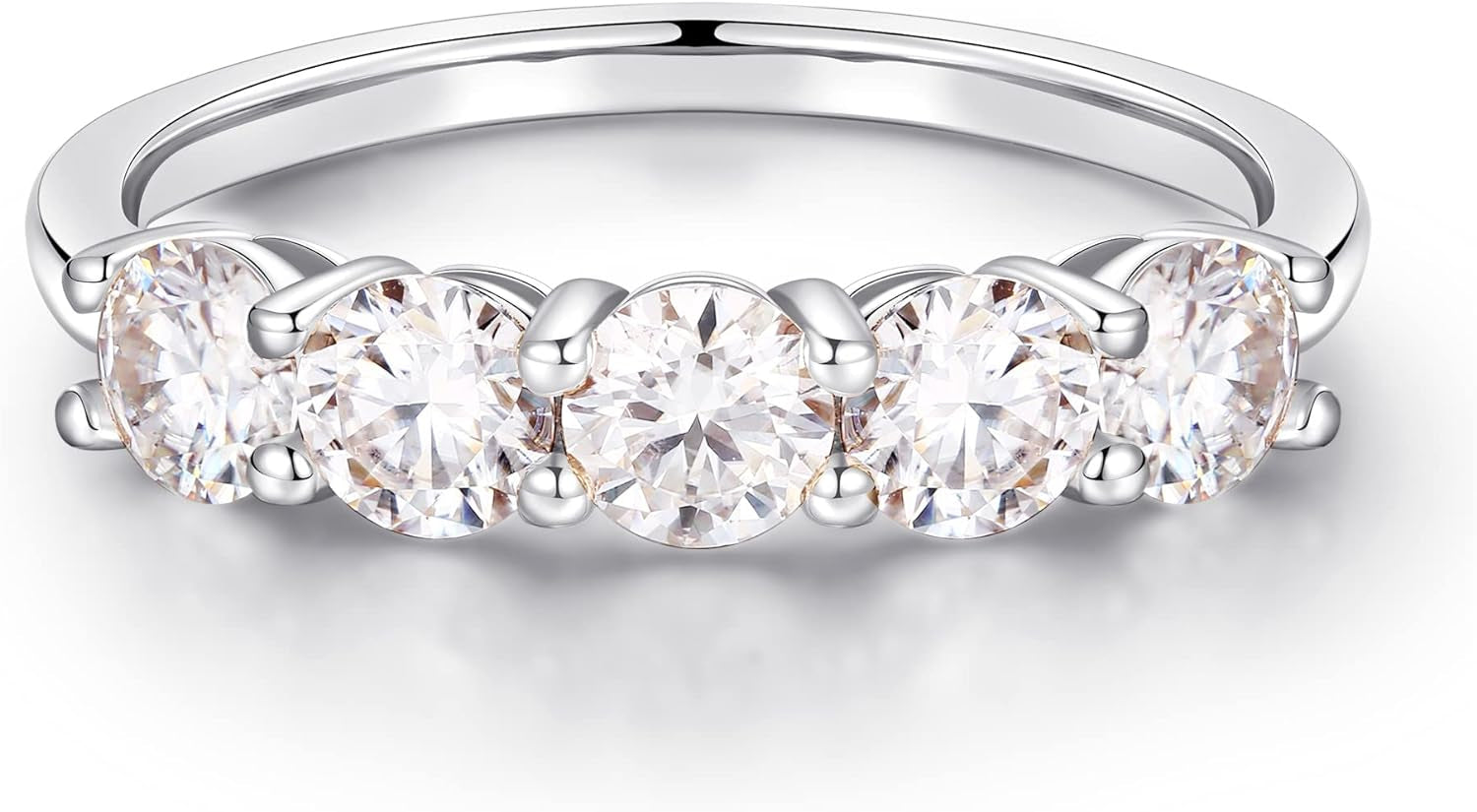 5-Stone Moissanite Ring