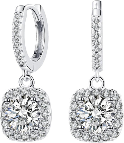 Dangling Moissanite Earrings 