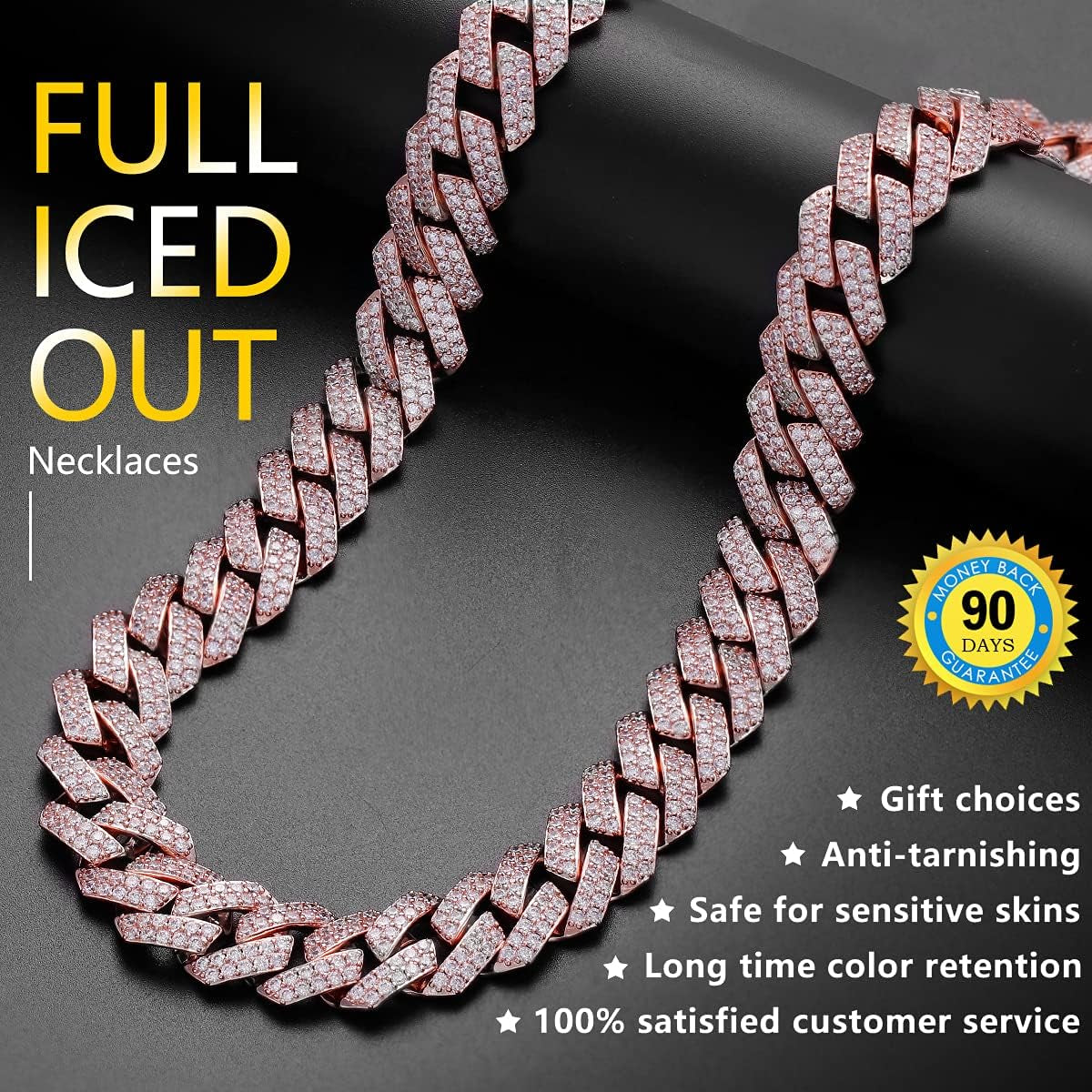 CZ Miami Cuban Link Chain Choker 