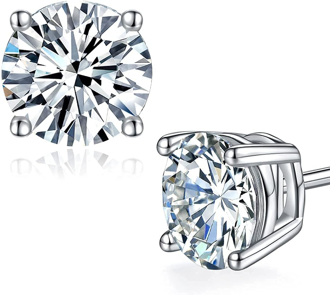 Moissanite Stud Earrings