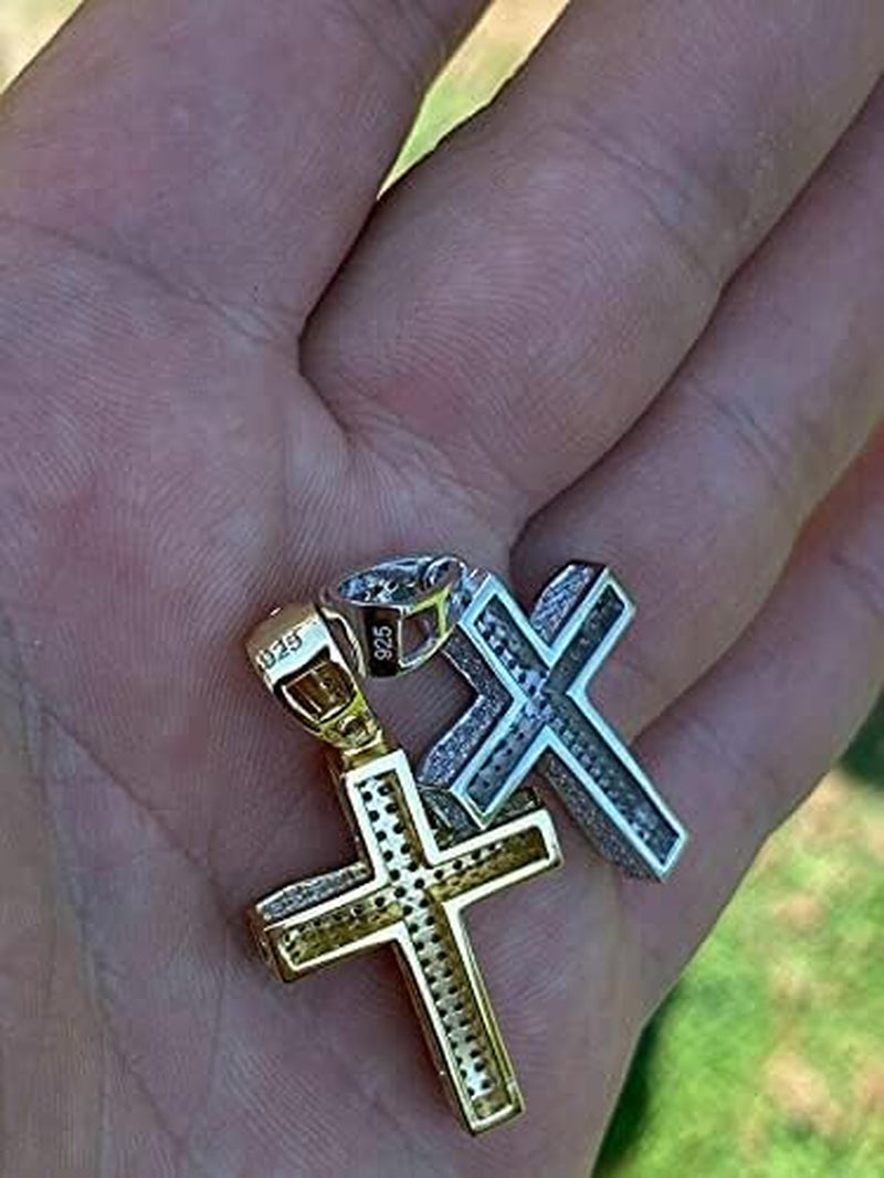 Moissanite Cross Pendant